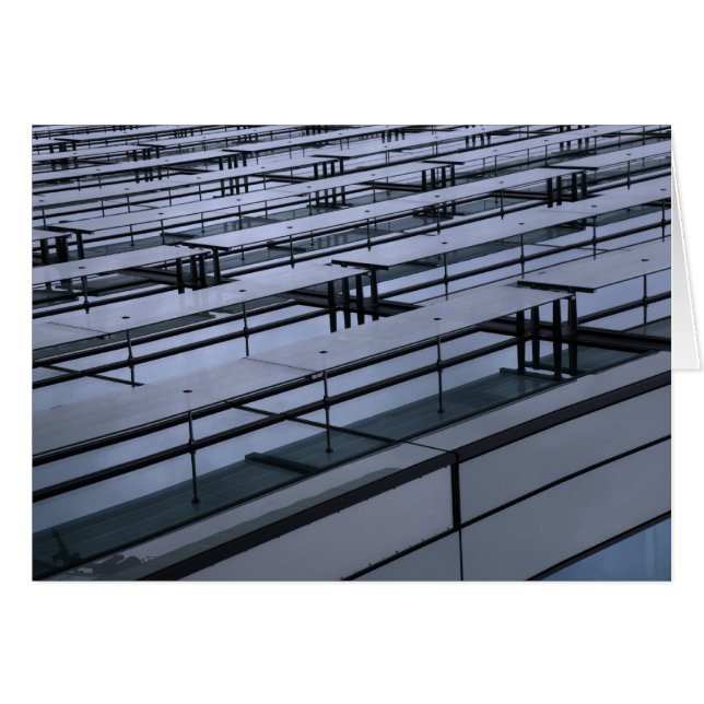 Glas och stål 2 hälsningskort (Framsidan Horizontal)