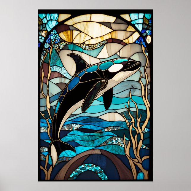 Glas Orca, fastsatt Poster (Framsidan)