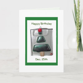 Glas Ornament Birthday-julkort Kort
