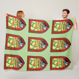 Glas Quetzalcoatl, lagrad Fleecefilt