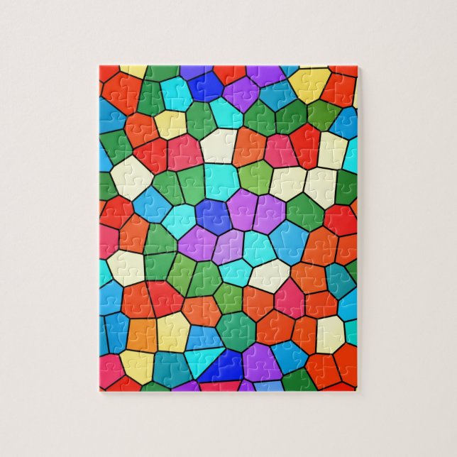 Glas regnbåge, fastsatt pussel (Vertikal)