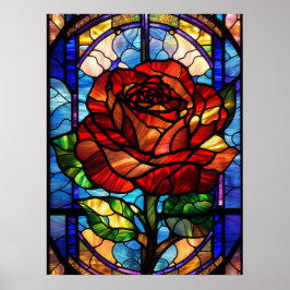 Glas Ro, fastsatt Poster