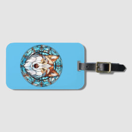 Glas Siberian husky Hund Bagagebricka