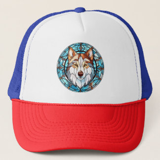 Glas Siberian husky Hund Keps