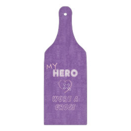 Glas Skärbräda Min Hjälte bar ett Kors Jesus