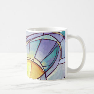 Glas Sol Shining Himlar Kaffemugg
