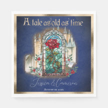 Glas som är fastsatt och Beasten på blått