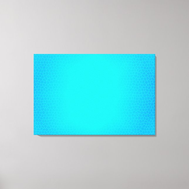 Glas som har fastnat i lyxdagens moderna Blue Art  Canvastryck (Framsida)