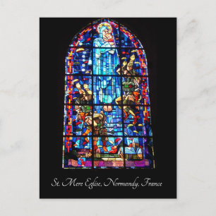 Glas - St. Mere Eglise Vykort