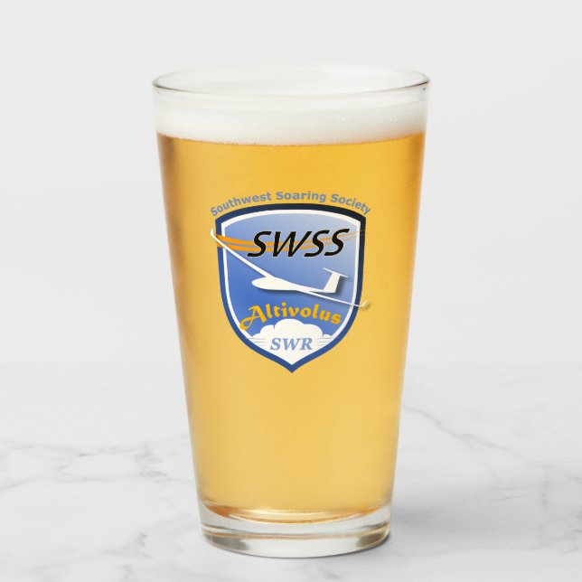 Glas: SWSS Emblem Glaskopp (Framsida fylld)