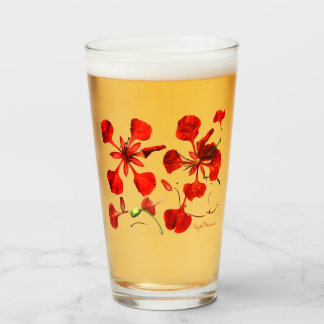 Glas Tumbler Royal Poinciana 16 oz