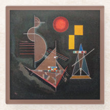Glas UNDERLÄGG - Abstrakt - Wassily Kandinsky