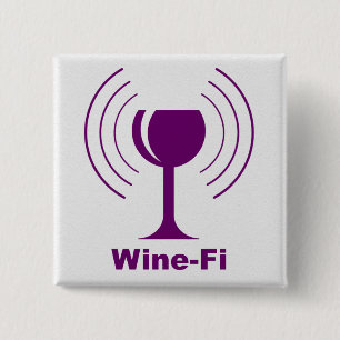 Glas vin-Fi Vågar Lila Vin Knapp