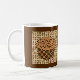 Glasad Caramelsockerkaka med Strössel Kaffemugg