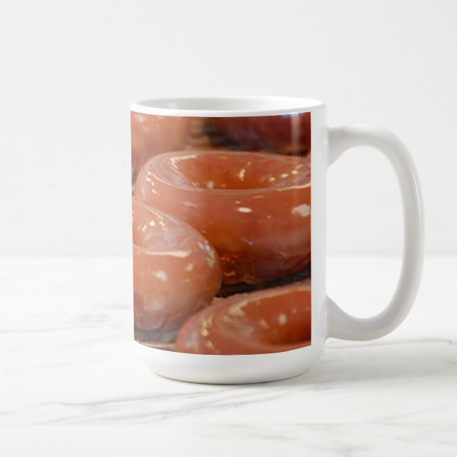 glasad donutsmugg kaffemugg (Höger)