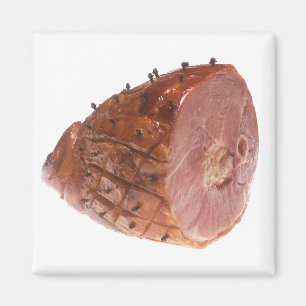 Glasad skinka magnet