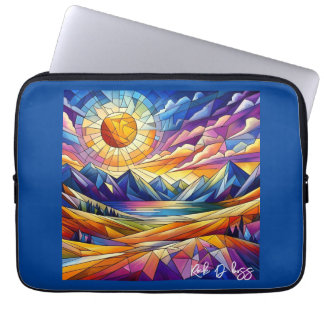 Glasberg, fastsatt laptop fodral