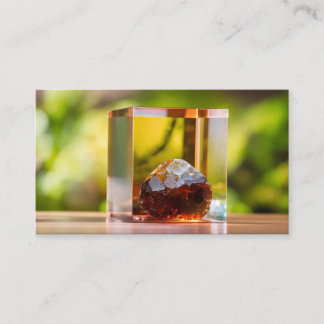Glasbild Visitkort