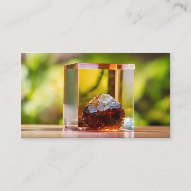 Glasbild Visitkort (Framsida)