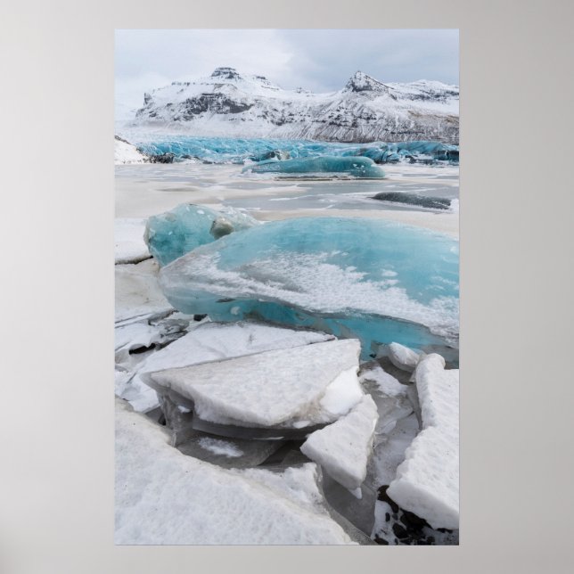 Glasbildningar i vinter poster (Framsidan)