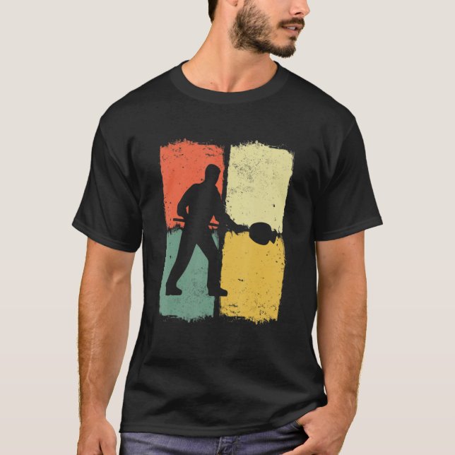 Glasblåsande glasbildande Retro Glass Blower Glass T Shirt (Framsida)