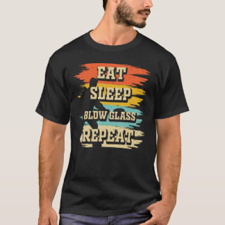Glasblåsande vintage för glasblåsare 1 t shirt