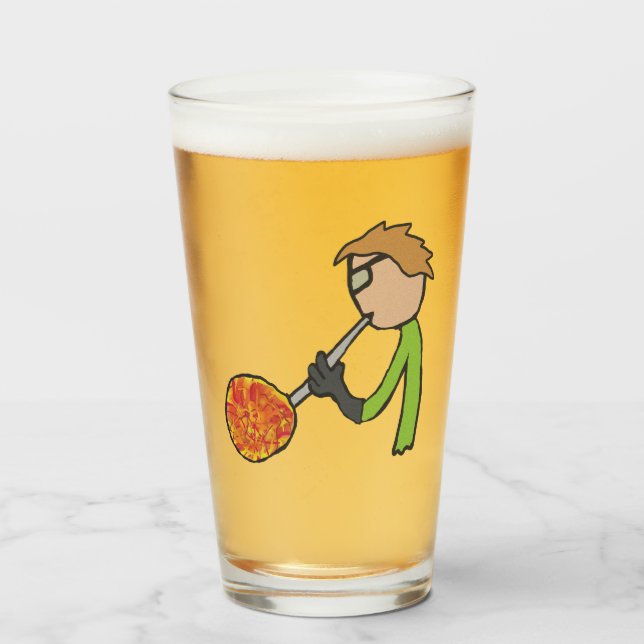 Glasblåsning Glaskopp (Framsida fylld)