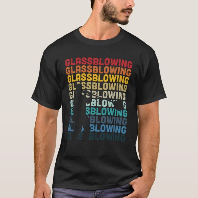 Glasblåsningsåterställande glas - glas t shirt (Framsida)