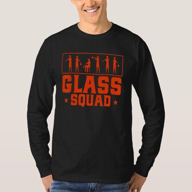 Glasblåsningsglasruta 1 t shirt (Framsida)