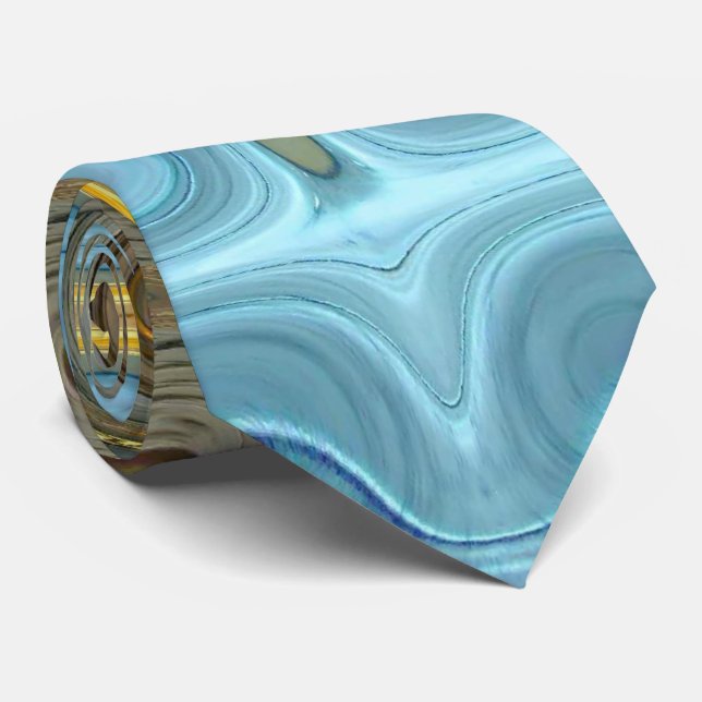 Glasblock 2 av Guld och skalglas Slips (Rullad)