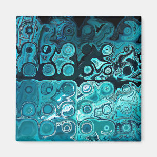 Glasblock av glas magnet