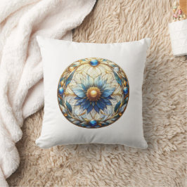 Glasblomma, bestående av flera skikt kudde