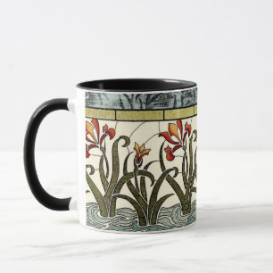 Glasblommor med fastsatt Gräns Mugg