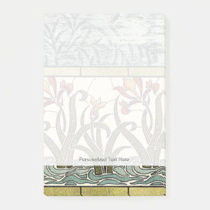 Glasblommor med fastsatt Gräns Post-it Block