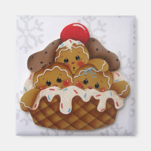 Glasbröd Ice Cream Sweets Magnet