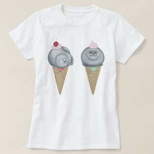 Glasburkar av sälis t shirt