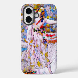 Glasdansare med fastsatt skiva i flödespress