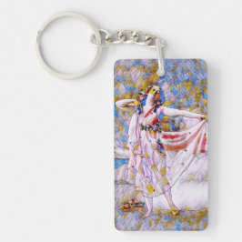 Glasdansare med fastsatt skiva i flödespress