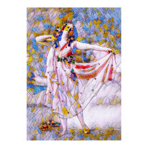 Glasdansare med fastsatt skiva i flödespress