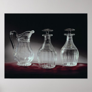 Glasdekanter och glasburkar, 1840 poster