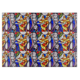 Glasdesign med Religiösa Figur.