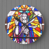 Glasdesign med Religiösa Figur.