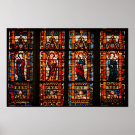 Glasdetaljer, Troyes Cathedral Poster