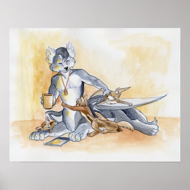 Glaseah pappa poster (Framsidan)