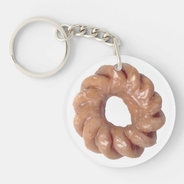 Glaserad Donut Nyckelring (Framsidan)