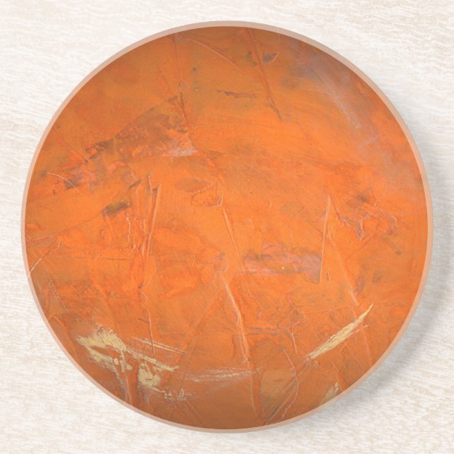 Glaserad Terrakotta Falsk Finish Underlägg (Framsidan)
