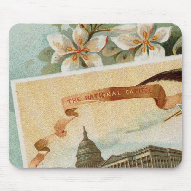 Glaserade atlas för fallskärl musmatta (Framsidan)