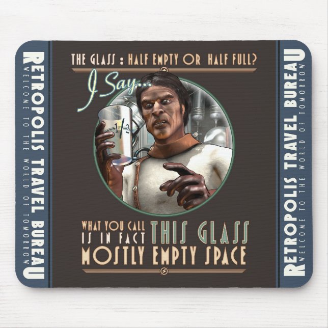 Glaset är för det mesta en tom musknapp musmatta (Framsidan)