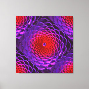 Glaset Lotus Mönster Art 3A Canvastryck