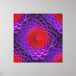 Glaset Lotus Mönster Art 3A Canvastryck